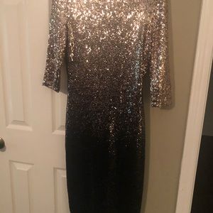 premier amour gold dress